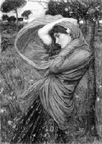 Джон Уильям Уотерхауз Борей (холодный ветер). 1902