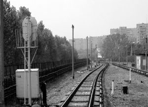 Филевская линия за станцией «Пионерская» 